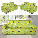 Snail Pattern Print Design 01  Sofa Slipcover