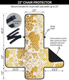 Gold grape pattern Chair Cover Protector