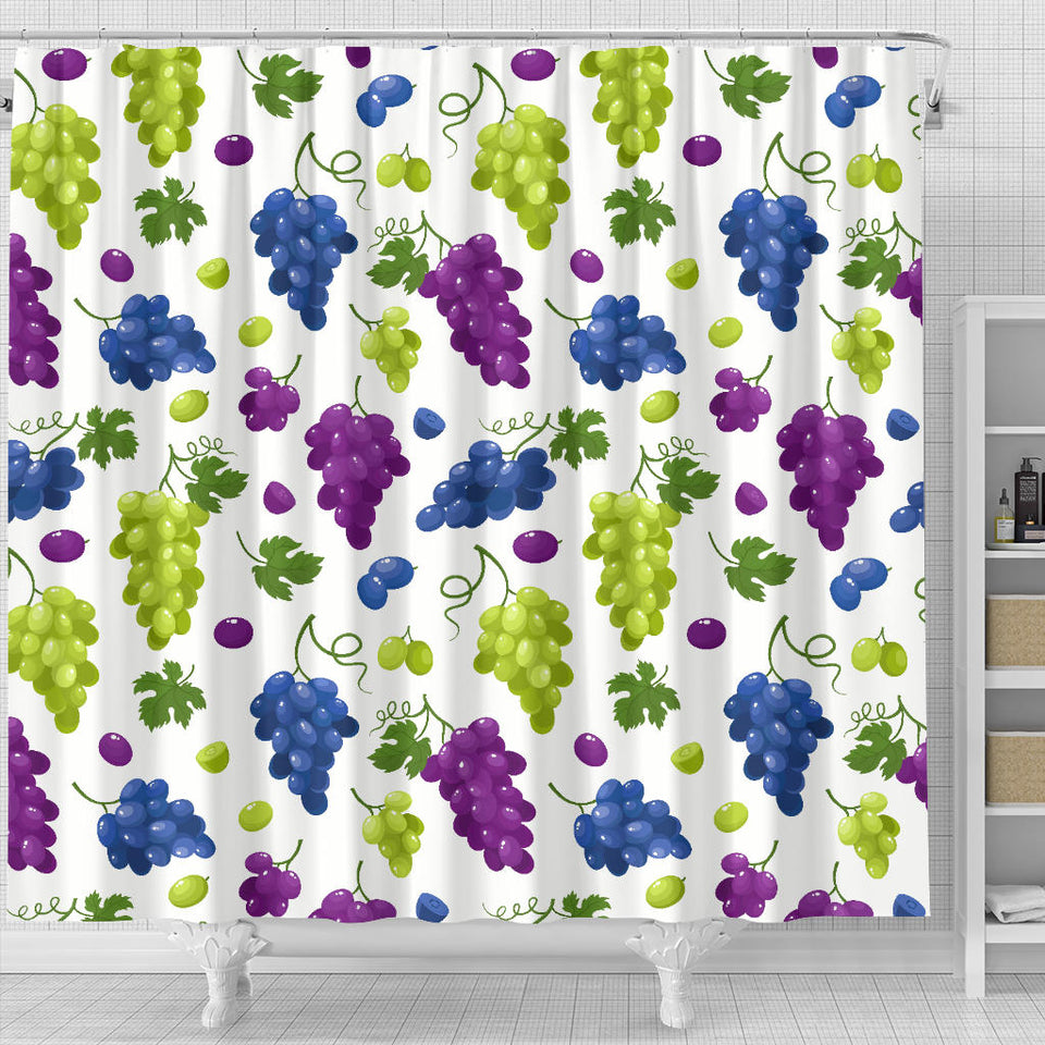 Grape Pattern Shower Curtain Fulfilled In US