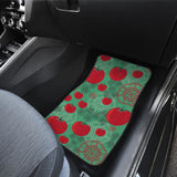 Tomato Design Pattern Front And Back Car Mats