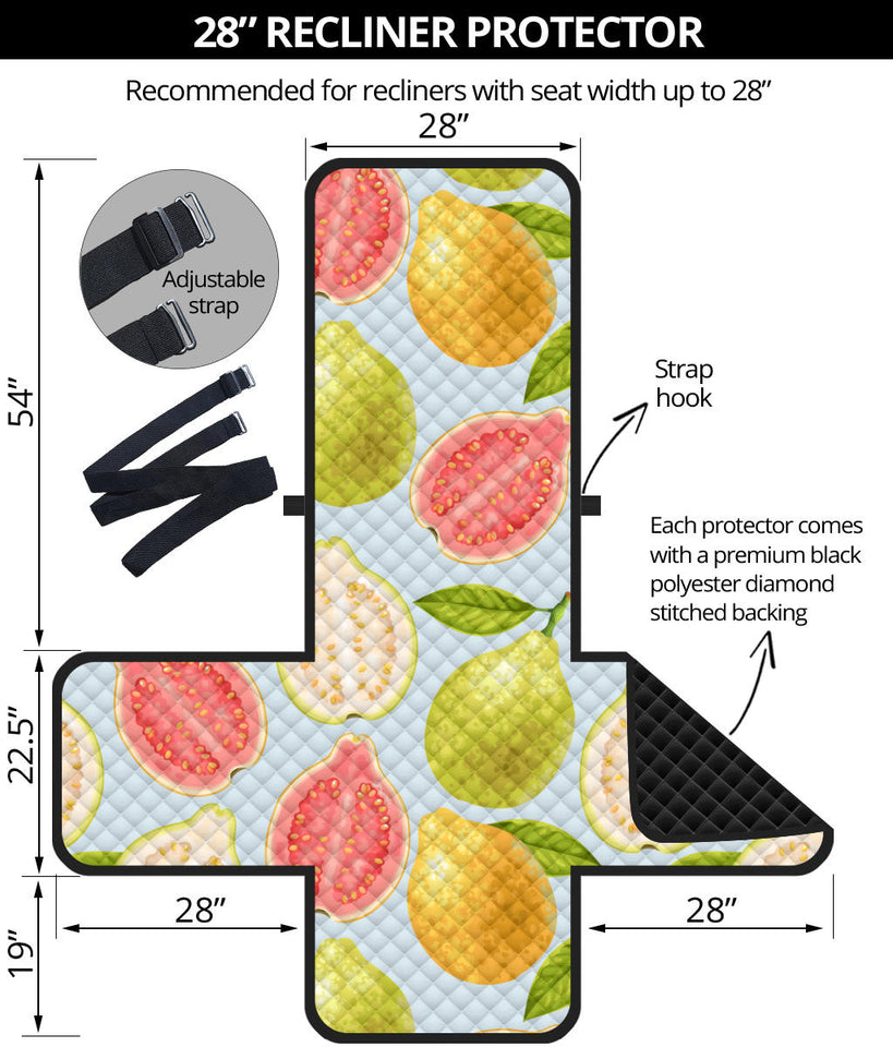 Guava design pattern Recliner Cover Protector