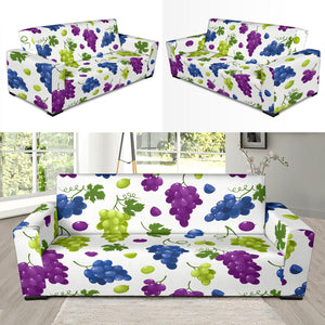 Grape Pattern Sofa Slipcover