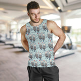 Lovely Sea Otter Pattern Men Tank Top