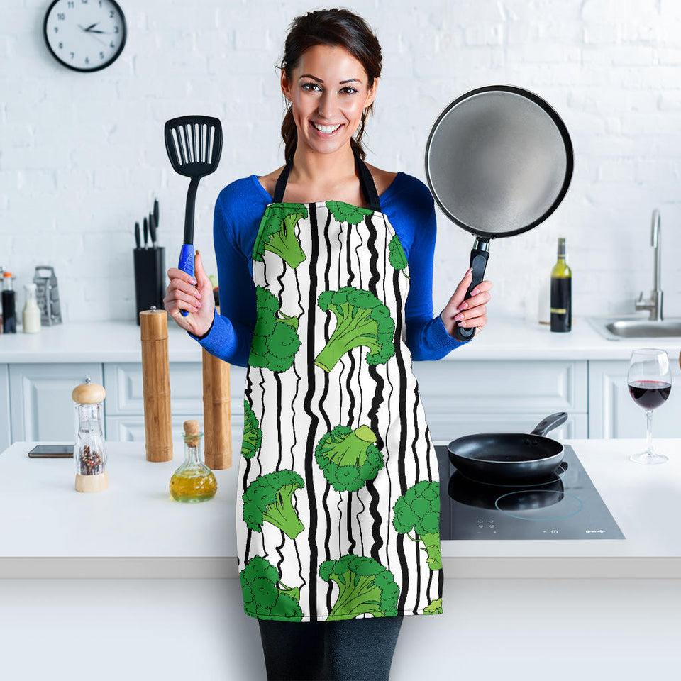Cool Broccoli Pattern Adjustable Apron