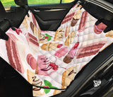 Cake Cupcake Sweets Pattern Dog Car Seat Covers