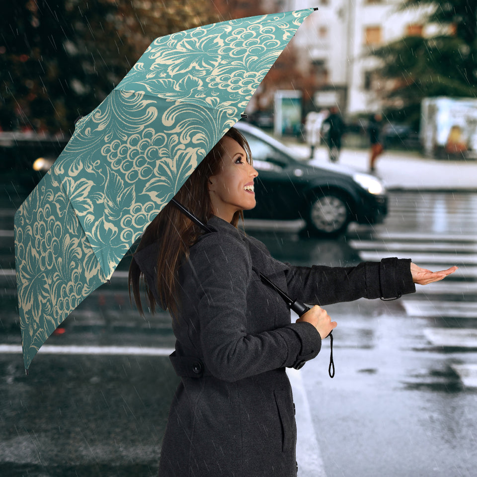 Classic Hand Drawn Grape Pattern Umbrella