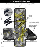 Hand drawn dragonfly pattern Chair Cover Protector