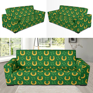 Horseshoes Pattern Print Design 05 Sofa Slipcover