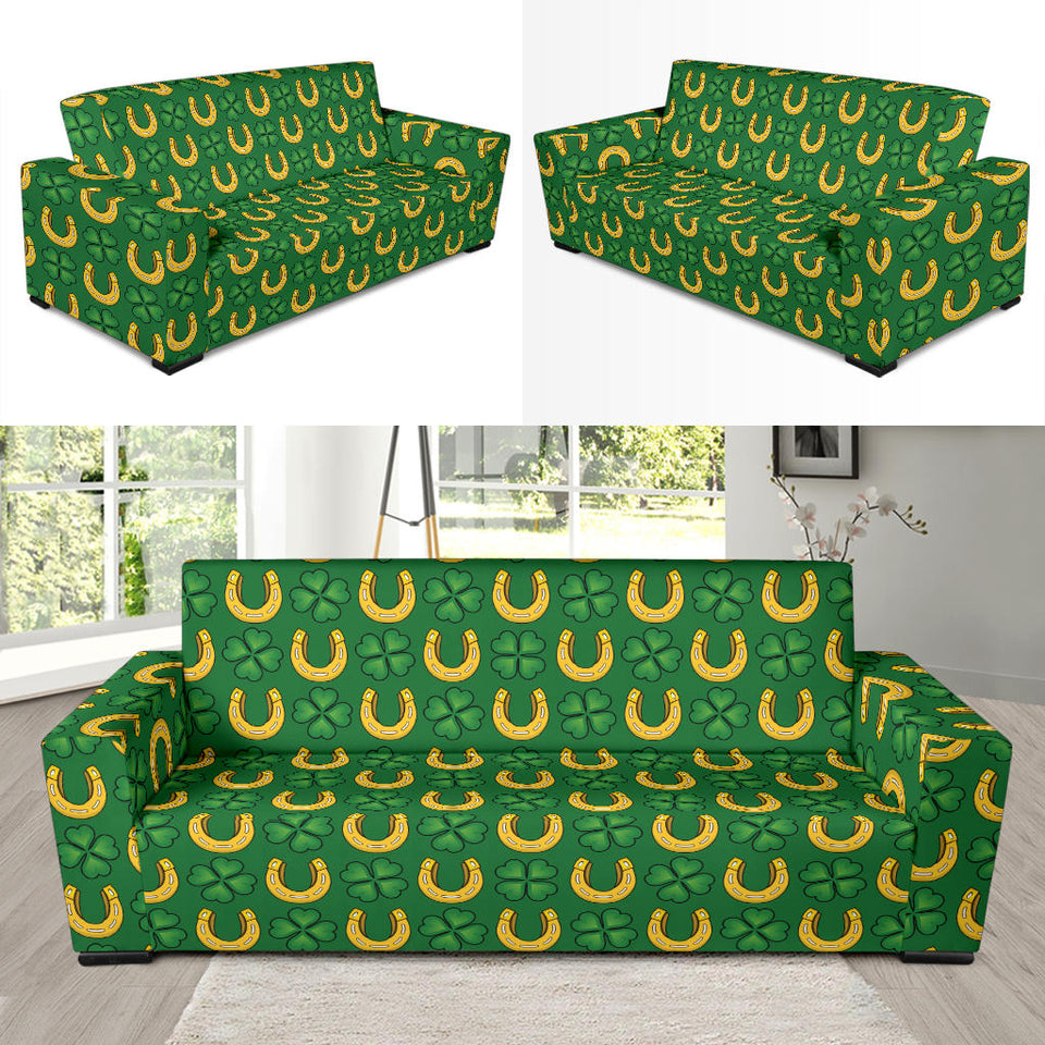 Horseshoes Pattern Print Design 05 Sofa Slipcover