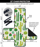 Cactus pattern Chair Cover Protector