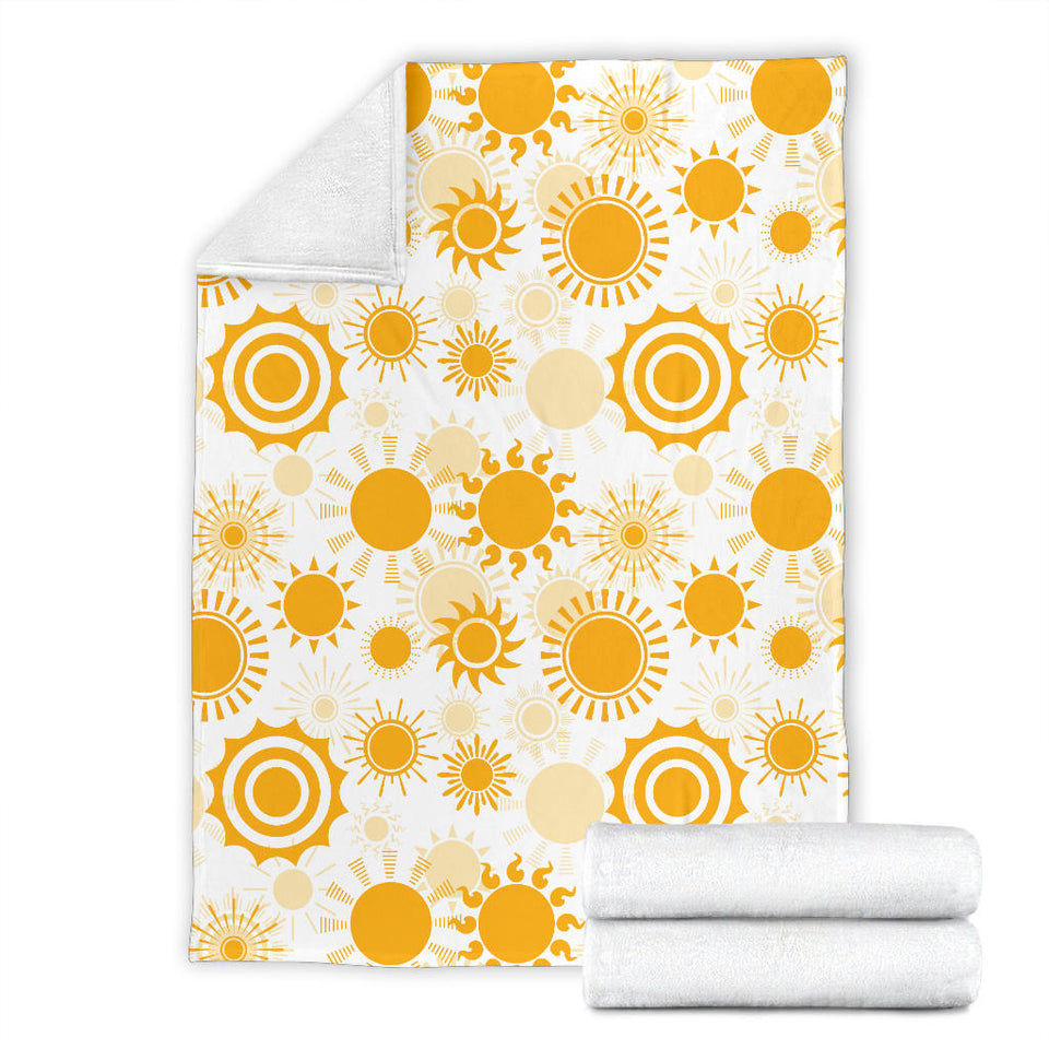 Sun Design Pattern Premium Blanket