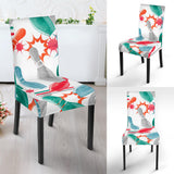 Watercolor Bowling Pattern Dining Chair Slipcover