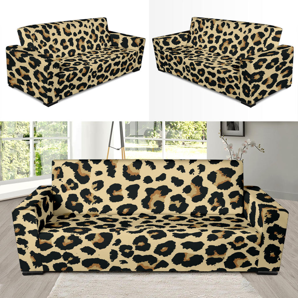 Leopard Print Design Pattern Sofa Slipcover