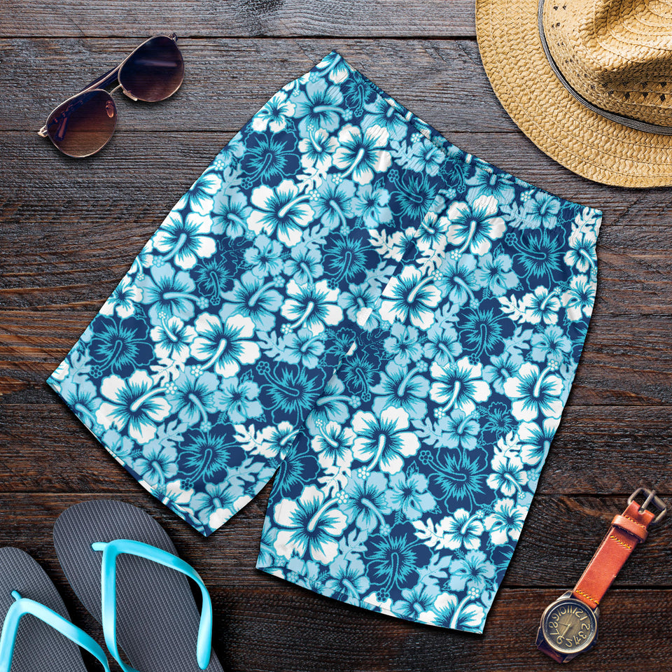 Hibiscus Pattern Print Design 03 Men Shorts