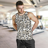 Leopard skin print pattern Men Tank Top