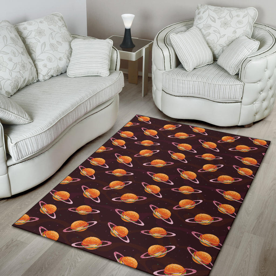 Hamburger Pattern Print Design 05 Area Rug