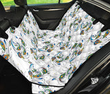 Peacock Feather Pattern Dog Car Seat Covers