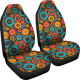 Gear Pattern Print Design 01 Universal Fit Car Seat Covers