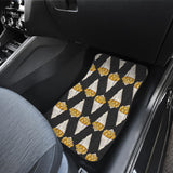 French Fries Dark Background Front Car Mats