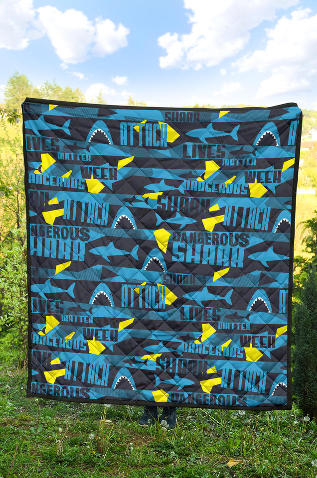 Shark Dangerous Premium Quilt