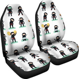 Cute Ninja Katana Sword Pattern Universal Fit Car Seat Covers