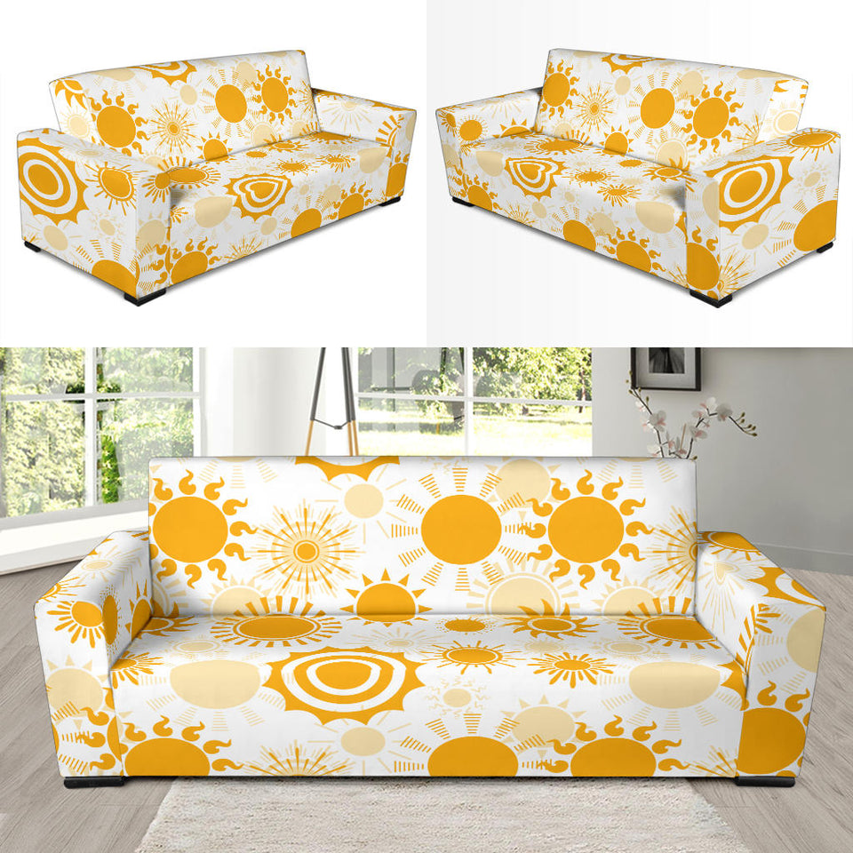Sun Design Pattern Sofa Slipcover.