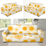 Sun Design Pattern Sofa Slipcover.