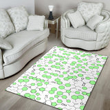 Chemistry Periodic Table Pattern Print Design 03 Area Rug