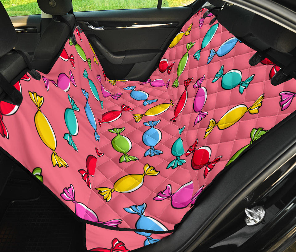 Colorful Wrapped Candy Pattern Dog Car Seat Covers