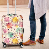 Clock Butterfly Pattern Luggage Covers