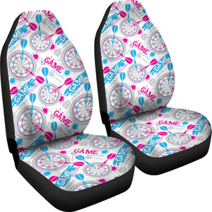 Darts Pattern Print Design 01 Universal Fit Car Seat Covers