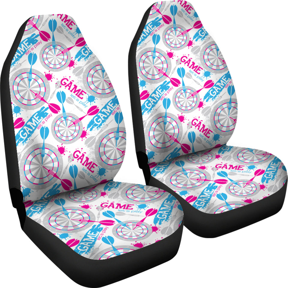 Darts Pattern Print Design 01 Universal Fit Car Seat Covers