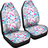 Darts Pattern Print Design 01 Universal Fit Car Seat Covers