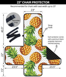 Pineapples design pattern Chair Cover Protector