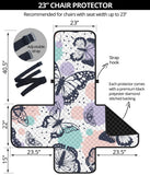 Butterfly pattern Chair Cover Protector