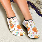 Cute Tribal Fox Pattern Aqua Shoes