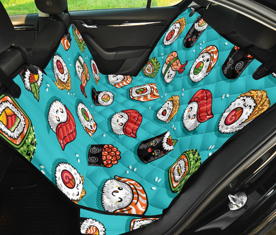 Cute Sushi Pattern Dog Car Seat Covers