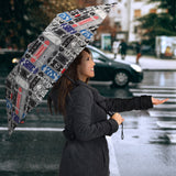 Skate Board Pattern Print Design 04 Umbrella