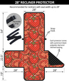 Red Tomato Pattern Recliner Cover Protector