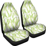 Green Peas Pattern Print Design 03 Universal Fit Car Seat Covers