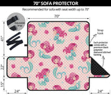 Cute little mermaid pattern Sofa Cover Protector