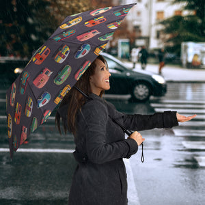 Camper Van Pattern Print Design 02 Umbrella