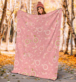 Bicycle Pattern Print Design 02 Premium Blanket
