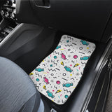 Candy Design Pattern Front And Back Car Mats