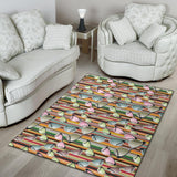 Sun Glasses Pattern Print Design 02 Area Rug