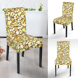 Popcorn Pattern Print Design 03 Dining Chair Slipcover