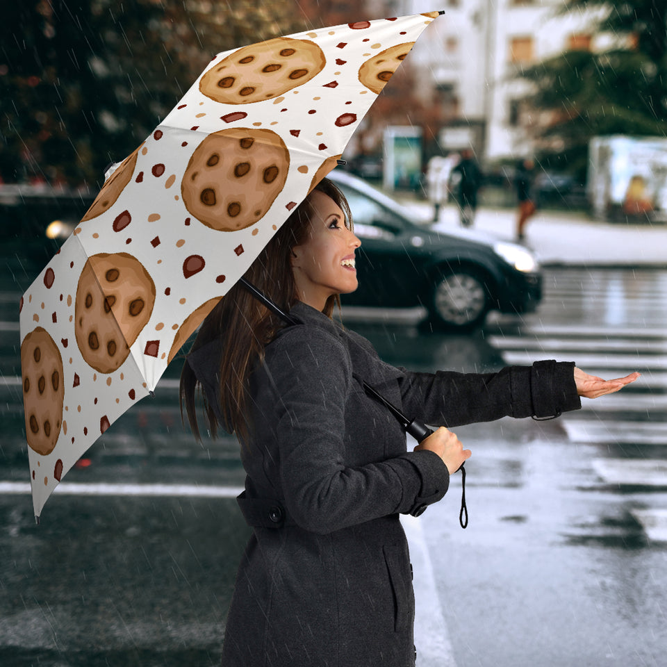Chocolate Chip Cookie Pattern Umbrella