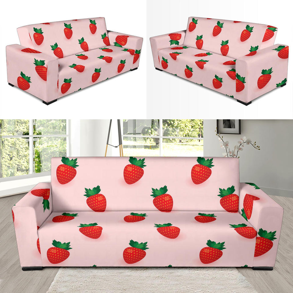 Strawberry Beautiful Pattern Sofa Slipcover