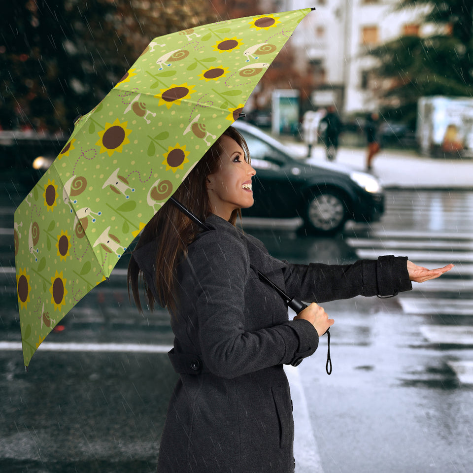 Snail Pattern Print Design 01 Umbrella