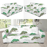 Chameleon Lizard Pattern Sofa Slipcover